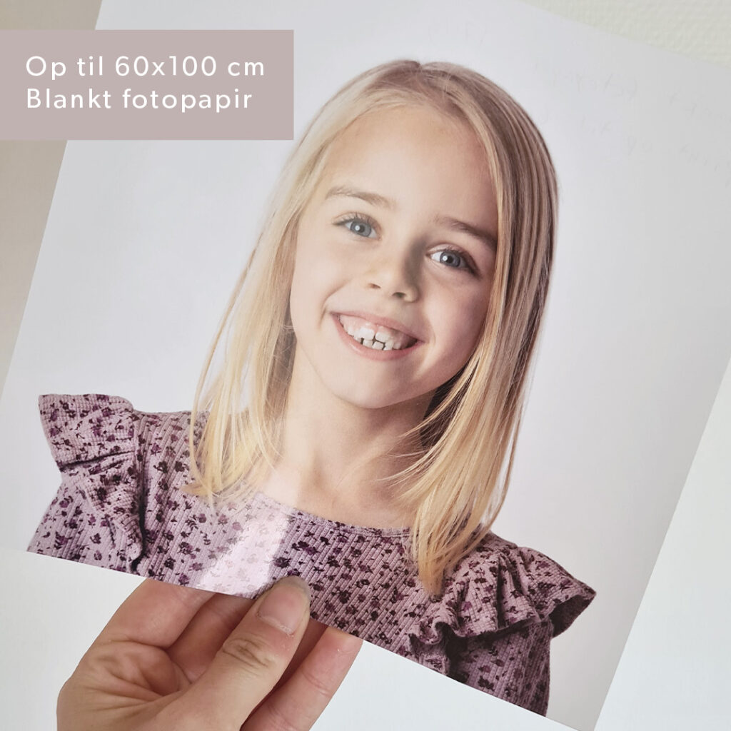 Store fremkaldelser blankt fotopapir