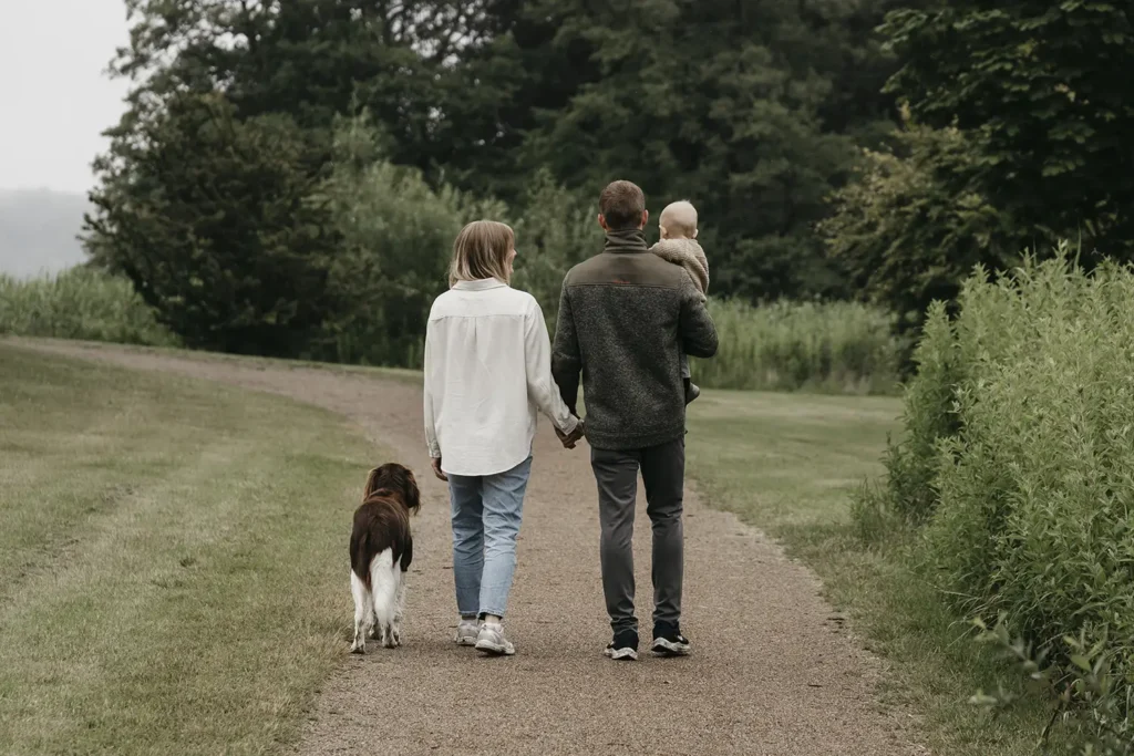 familiefoto udendørs