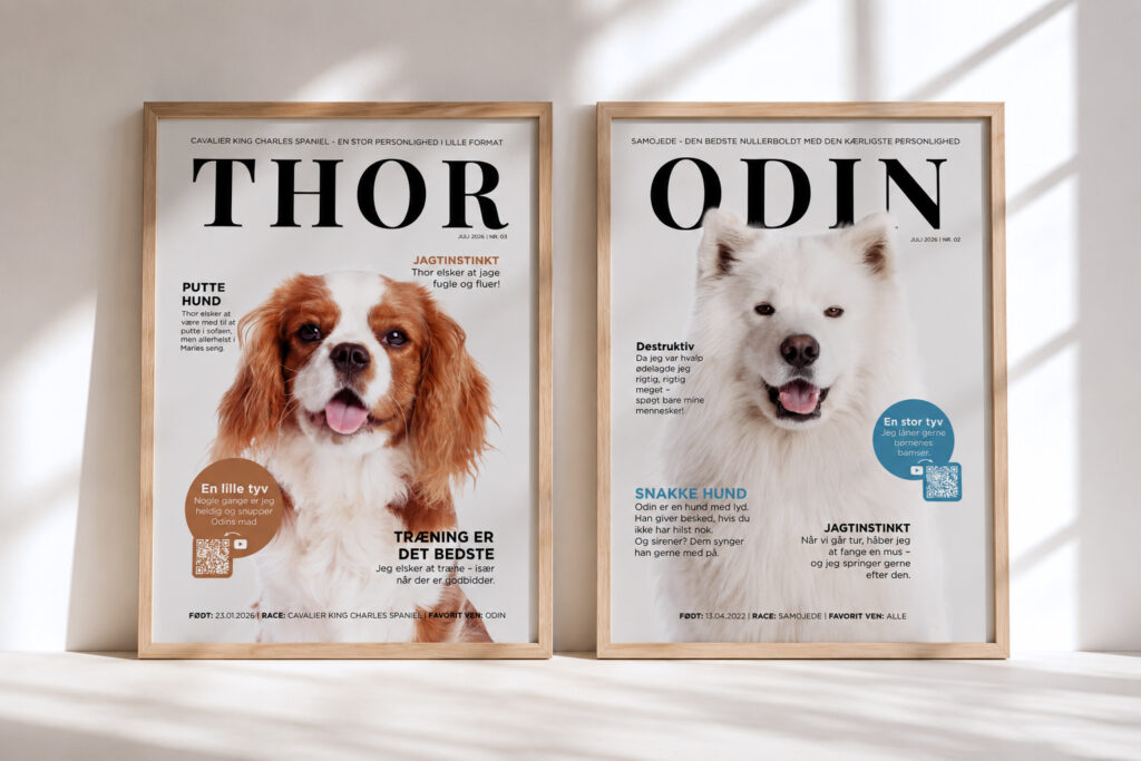 Personlig hundeplakat